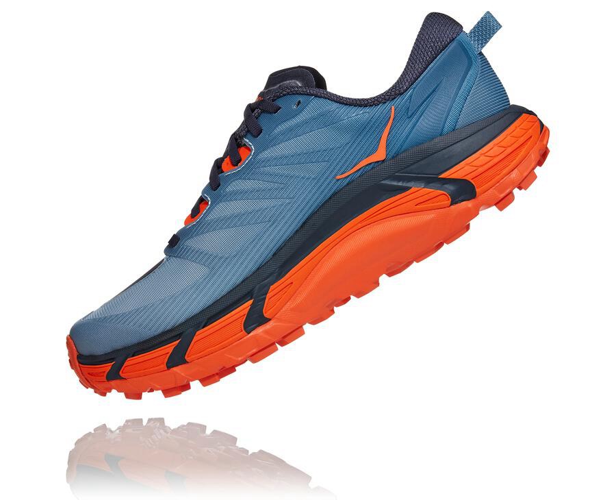 Hoka One One Trailove Tenisky Panske Modre - Mafate Speed 3 - 94860-TJNR